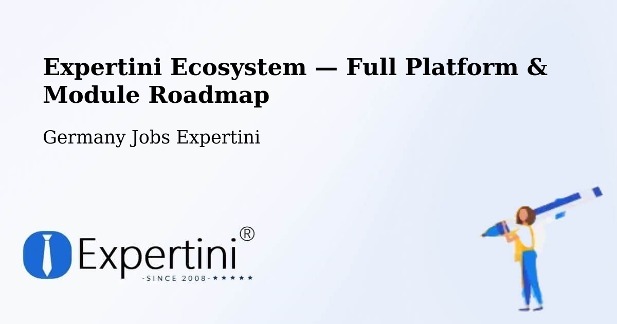 Expertini Ecosystem — Full Platform & Module Roadmap – Bastheim